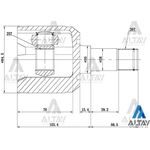 626 AKS KAFASI ic 88-91 26*25*35 SOL