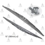 METAL TİP ÜNİVERSAL SİLECEK SÜPÜRGESİ TAKIM 15 (380mm) x2 RBW-BS03SL0020