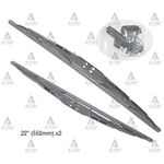 METAL TİP ÜNİVERSAL SİLECEK SÜPÜRGESİ TAKIM 22 (550mm) x2 RBW-BS03SL0060