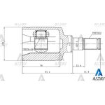 SUZUKI SWIFT AKS KAFASI İÇ SOL 22*20*35 MAHER