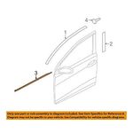 HYUNDAI ELANTRA ÖN KAPI CAM SIYIRICI 14-16 SAĞ KROM HMC