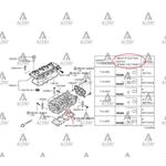 SILINDIR KAPAK CONTASI-( CELIK )-( NISSAN: D23- SKYSTAR 0312  2.5 YD25  ) *** KALINLIK: 0.900 ***