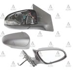 TOYOTA AURIS YAN AYNA 13/- ELEKTRİKLİ ISITMALI SİNYALLİ OTOMATİK KATLANIR SAĞ 9 FİŞ T.W.-TYV-8791002F10