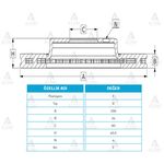 FREN DISKI ON HAVALI-( 256-4 )-( CHEVROLET: AVEO 1114 )