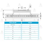 FREN DISKI ON HAVALI-( 296-5 )-( CHEVROLET: CAPTIVA 0716 OPEL: ANTARA 0711 )