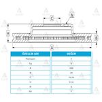 CHEVROLET CAPTIVA ÖN FREN DİSKİ 07/-  ANTARA 07/- 296mm WOD-WOD-53376