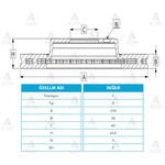 CRUZE oN FREN DiSKi 09=  ASTRA J 06=  MOKKA 12= 268mm