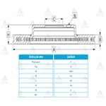 HONDA ACCORD ÖN FREN DİSKİ 90-02 ROVER 618620 260mm WOD-WOD-15192