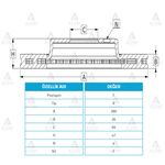 HYUNDAI ELANTRA ÖN FREN DİSKİ 04/-  SONATA 02/-  MAGENTIS 01/- 280mm WOD-WOD-16358