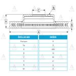 FREN DISKI ARKA DUZ-( 260-4 )-( MITSUBISHI: CARISMA 9606 VOLVO: S40 9503 )