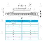 FREN DISKI ON HAVALI-( 256-4 )-( MITSUBISHI: CARISMA 9600  1.8  PROTON: PERSONA 9500  1.8  )