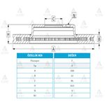 FREN DISKI ON HAVALI-( 258-5 )-( MITSUBISHI: L300 9011 )