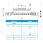 FREN DISKI ON HAVALI-( 277-5 )-( TOYOTA: AVENSIS 0308  1.6  )