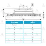 FREN DISKI ON HAVALI-( 255-5 )-( TOYOTA: HILUX-VIGO 0514  2WD KUN15 )