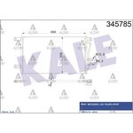 MITSUBIS RADYATÖR KLİMA L-200 99-05 MR398788