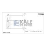 SU RADYAToRu (AT) COROLLA 02-06 3ZZ AVENSIS 03- 3ZZ 600x436x16