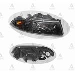 MITSUBISHI CARISMA ÖN FAR ELEKTRİKLİ SİYAH SAĞ 00- DEPO 214-1157R-LDEM2 MR972794