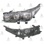 TOYOTA ÖN FAR COROLLA 13- LED SİYAH SOL DEPO-DPO-212-11Y1L-LDEM2