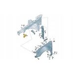 AUDI A3 ÇAMURLUK BRAKETİ SAĞ 04-13 IOE-VW 8P0821136A