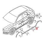AUDI Q3 ÇAMURLUK AĞZI ARKA SAĞ 11- IOE-VW 8U0853818AGRU