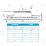 FREN DISKI ON HAVALI-( 236-6 )-( CHEVROLET: KALOS 0210 AVEO 0510 SPARK 0513 )