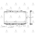 HONDA ACCORD SU RADYATÖRÜ 08/- OTOMATİK (Brazing) MAHER-MHR-10470