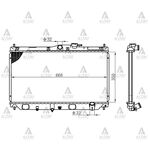 HONDA ACCORD SU RADYATÖRÜ 90/- MANUEL  ROVER 600 (Brazing) MAHER-MHR-10465