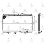 HONDA ACCORD SU RADYATÖRÜ 98-03 MANUEL (Brazing) MAHER-MHR-10467