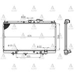 HONDA ACCORD SU RADYATÖRÜ 98-03 OTOMATİK (Brazing) MAHER-MHR-10466