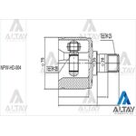 HONDA CIVIC AKS KAFASI 01/-  JAZZ İÇ SAĞ 25*28*35 MAHER-MHR-01838