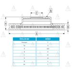 HONDA CIVIC ÖN FREN DİSKİ 92-01 1.4 240mm MAHER-MHR-03656