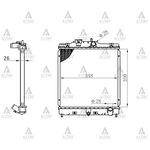 CIVIC SU RADYAToRu 92-00 MANUEL 26mm (Brazing)