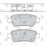 HONDA CRV ARKA FREN BALATASI 07/-  CRV 12/- MAHER-MHR-00275