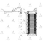 HONDA CRV KALORİFER RADYATÖRÜ 02-06 MAHER-MHR-10703