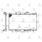 HONDA CRV SU RADYATÖRÜ 02-07 OTOMATİK (Brazing) MAHER-MHR-10533