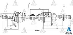 TOYOTA AVENSIS ÖN AKS KOMPLE 03/-  2.0 BENZİNLİ OTOMATİK UZUN MAHER
