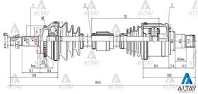 TOYOTA AVENSIS ÖN AKS KOMPLE 03/-  2.0 BENZİNLİ OTOMATİK KISA MAHER