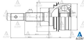 TOYOTA YARIS AKS KAFASI DIŞ 06/-  26*56*24 1.4 1NDTV  1.0 1KR-FE MAHER