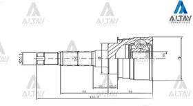 MAZDA 323 AKS KAFASI 90-95  00/- 1.5  26*56*22  SEPHIA MAHER