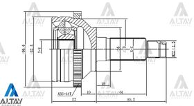 MAZDA 626 AKS KAFASI 98-01 ABSLİ 28*30*56 MAHER