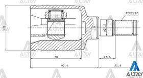 SUZUKI SWIFT AKS KAFASI İÇ SOL 22*20*35 MAHER