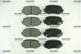 MITSUBISHI CANTER FE-711 ÖN FREN BALATASI DİSK TAKIM (8 ADET) (EKSTRA KARBONLU) MAHER