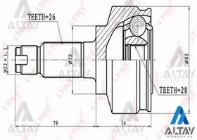 HONDA CITY AKS KAFASI 06/-  26*28*52 MAHER