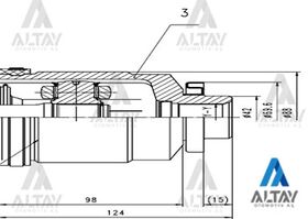 HYUNDAI ACCENT AKS KAFASI İÇ 06/-  ERA 24+2*42*33 DİZEL SAĞ MAHER