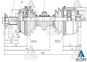 HYUNDAI ACCENT ÖN AKS KOMPLE 06/-  ERA DİZEL SAĞ MAHER
