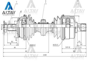 HYUNDAI ACCENT ÖN AKS KOMPLE 06/-  ERA DİZEL SOL MAHER