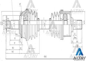 HYUNDAI ACCENT ÖN AKS KOMPLE 11/- BLUE BENZİNLİ SOL MAHER