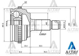 HONDA CIVIC AKS KAFASI 06/-  ABSLİ 26*60*28 MAHER