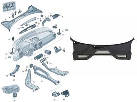 AUDI A3 CAM ALT IZGARA 13-19 IOE-VW 8V58194019B9