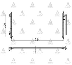 HONDA JAZZ KLİMA RADYATÖRÜ 09/- MAHER